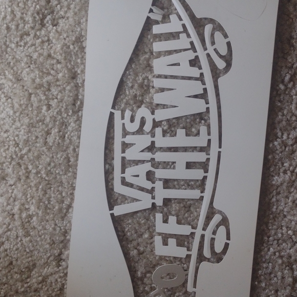 Vans off the wall paint stencil 12"x" 6 one of a kind from vans back in the day. - Picture 8 of 8